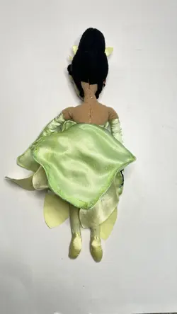 Disney Princess and The Frog Plush Tiana Doll Soft Toy Green Dress *Small - Image 2
