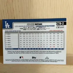 2025 Topps Series 1 Costco Flagship Companion Shohei Ohtani Dodgers #CTB-2 - Image 2