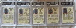 🔥🔥1989 Hoops, Michael Jordan PSA 8 (lot of 5))🔥🔥 - Image 2