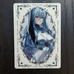 FANTASY SHRINE Neon Genesis Evangelion REI AYANAMI Otaku NGE Holo Card ZR110 - Image 5