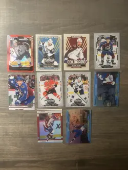 Colorado Avalanche - 12 Card Hockey Lot - Featuring - Makar, MacKinnon, Toews - Image 1