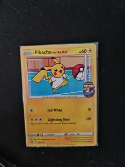 Pokemon Pikachu TCG On the Ball Promo Card 001/005 UK Exclusive, Sealed - Image 1