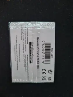 Pokemon Pikachu TCG On the Ball Promo Card 001/005 UK Exclusive, Sealed - Image 2