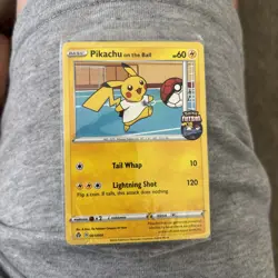 Pokemon Pikachu On the Ball Promo Card 001/005 UK Exclusive, SEALED! - Image 1