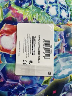 Pikachu On the Ball UK Exclusive Card 001/005 Sealed - Image 2