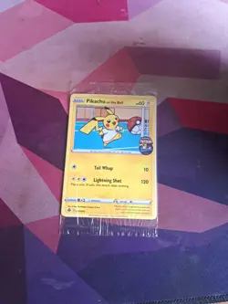 Pikachu On the Ball UK Exclusive Card 001/005 - Image 1