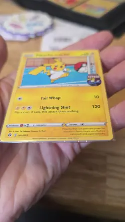 Pikachu On the Ball UK Exclusive Card 001/005 - Sealed - Image 2