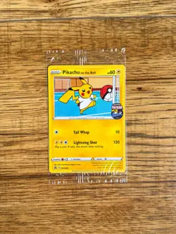 Pokemon Pikachu TCG On the Ball Promo Card 001/005 UK Exclusive, Sealed - Image 1