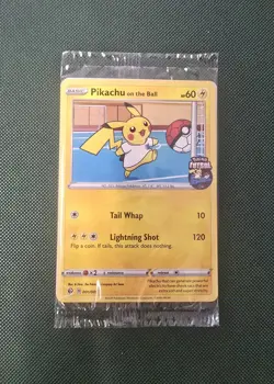 Pokemon Pikachu TCG On the Ball Promo Card 001/005 UK Exclusive, Sealed - Image 1