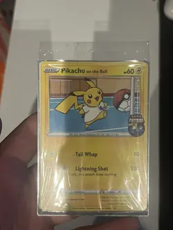 Pikachu On the Ball UK Exclusive Card 001/005 - Sealed - Image 2