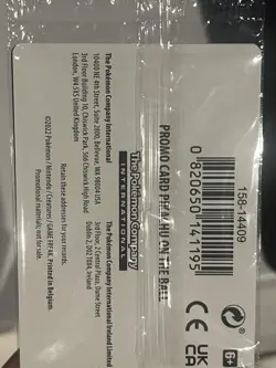 Pikachu On the Ball UK Exclusive Card 001/005 - Sealed - Image 4
