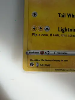 Pikachu On the Ball UK Exclusive Card 001/005 - Sealed - Image 4