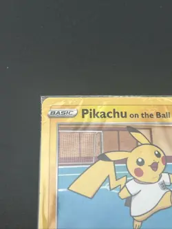 Pikachu On the Ball UK Exclusive Card 001/005 - Sealed - Image 4