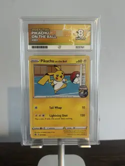 Pikachu On The Ball ACE 8 - UK Exclusive Card 001/005 Futsal Pokemon TCG - Image 1