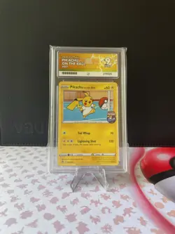 Pikachu On The Ball ACE 9 - UK Exclusive Card 001/005 Futsal Pokemon TCG - Image 1