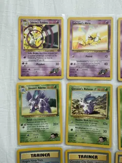 Pokemon TCG Gym Challenge Heroes Bundle Joblot Vintage Cards No Duplicates X15 - Image 2