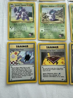 Pokemon TCG Gym Challenge Heroes Bundle Joblot Vintage Cards No Duplicates X15 - Image 5