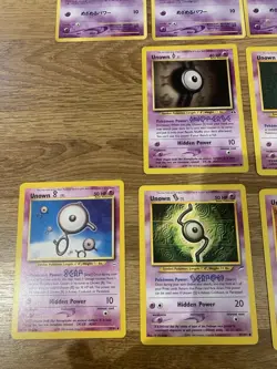 Pokemon Cards Unown Bundle Joblot Neo & Pocket Monsters Old Vintage WOTC - Image 2