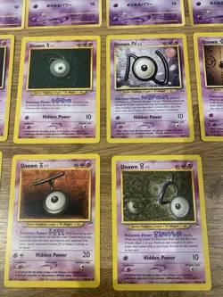 Pokemon Cards Unown Bundle Joblot Neo & Pocket Monsters Old Vintage WOTC - Image 3