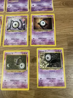 Pokemon Cards Unown Bundle Joblot Neo & Pocket Monsters Old Vintage WOTC - Image 4
