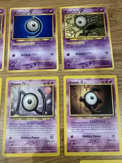 Pokemon Cards Unown Bundle Joblot Neo & Pocket Monsters Old Vintage WOTC - Image 5