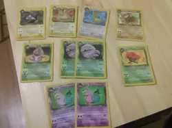 Vintage Pokemon cards rare lot Team Rocket Dark Slowbro Vileplume Raichu - Image 1