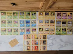 Vintage Pokemon Card Lot 42x Cards Gym Heroes Challenge WOTC 2000 Bundle Set - Image 1
