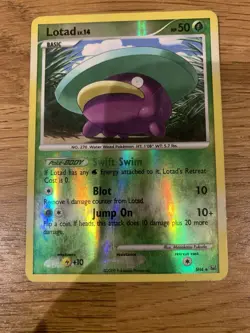 Pokemon Cards Lotad Secret Rare Reverse Platinum SH4 Old Vintage - Image 1