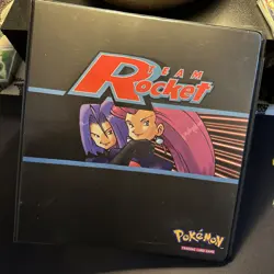 Pokemon TCG Team Rocket WOTC Vintage Binder (No Cards Included) - Image 1