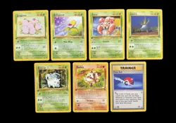 Pokemon TCG 1st Edition Jungle Bundle X7 Cards No Duplicates WOTC Vintage - Image 1