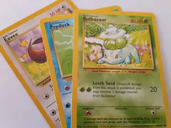 Vintage Pokemon Card Lot 10 Cards WOTC 1995-1999 Includes Rare - Image 2