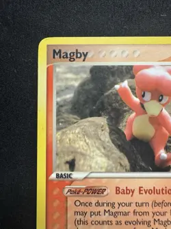 Magby 58/92 EX Legend Maker Vintage Pokemon TCG Cards Yuka Morii - Image 2