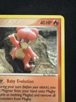 Magby 58/92 EX Legend Maker Vintage Pokemon TCG Cards Yuka Morii - Image 3
