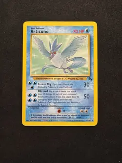 Articuno 17/62 Fossil Regular Non Holo Rare Vintage WOTC Pokemon TCG Cards 1999 - Image 1
