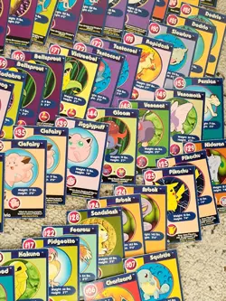 Burger King Movie Trivia Pokemon Cards 70+ Lot Vintage Charizard Pikachu Lapras - Image 5