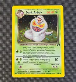Dark Arbok 2/82 Holo Team Rocket WOTC 2000 Near Mint NM Vintage Pokemon Cards - Image 1