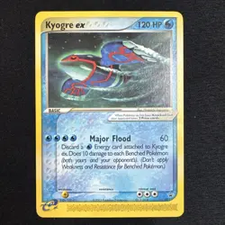 Kyogre EX - 001 - Pokemon TCG Vintage WOTC Black Star Promo Card Non-Foil - Image 1