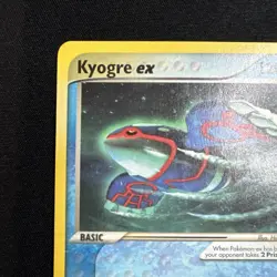 Kyogre EX - 001 - Pokemon TCG Vintage WOTC Black Star Promo Card Non-Foil - Image 4