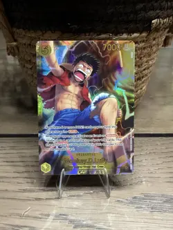Bandai One Piece Card Game Monkey.D.Luffy OP15-119 SEC Foil Full Art - Image 1