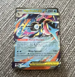 Pokemon TCG chais rising Mega Greninja EX 022/086 Ultra Rare Full Art Holo 350 - Image 1