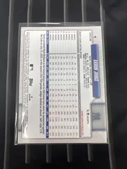 2026 Topps Series One Aaron Judge Shimmer #1 - Image 2