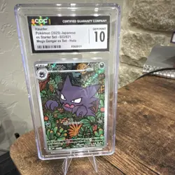 Haunter 022/021 Mega Starter Set Mega Gengar ex AR Holo CGC 10 JP - Image 1