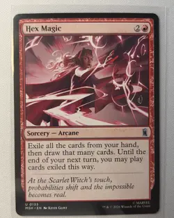 Hex Magic Regular Marvel Super Heroes, Uncommon MSH MTG TCG - Image 1