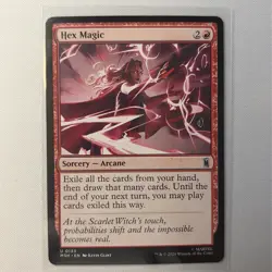 Hex Magic Regular Marvel Super Heroes, Uncommon MSH MTG TCG - Image 2