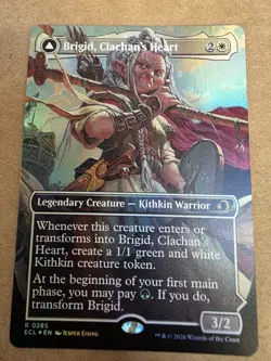 Brigid, Clachan's Heart - (Borderless) Lorwyn Eclipsed Foil - Mtg - Image 1