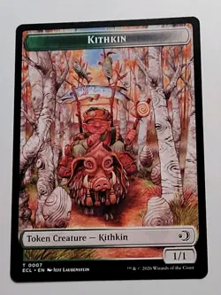 MTG - Lorwyn Eclipsed: Kithkin (0007) Treasure (0010) - Token - Near Mint - Image 1