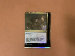MTG Magic Drown in the Loch Foil x1 ELD Throne of Eldraine NFC Miscut Misprint - Image 1