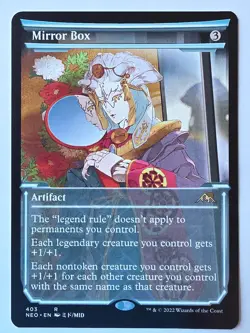 MTG Magic the Gathering Mirror Box (403/608) Kamigawa Neon Dynasty LP - Image 1