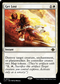 x1 Get Lost LCI MTG 14 RARE M/NM 1x - Image 1