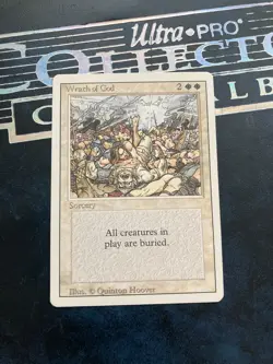 Wrath of God #2 / Colere de Dieu / MTG / Magic / Revised / Lightly played - Image 1